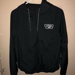 VANS black windbreaker